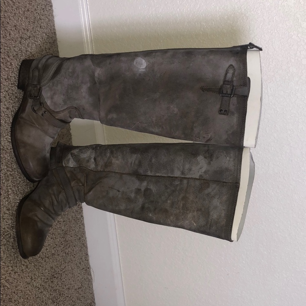 Lavorazione Artigiana Tall Leather Boots